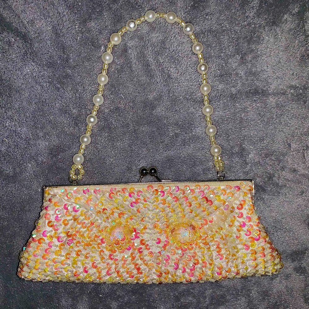 Vintage Sequin Clutch